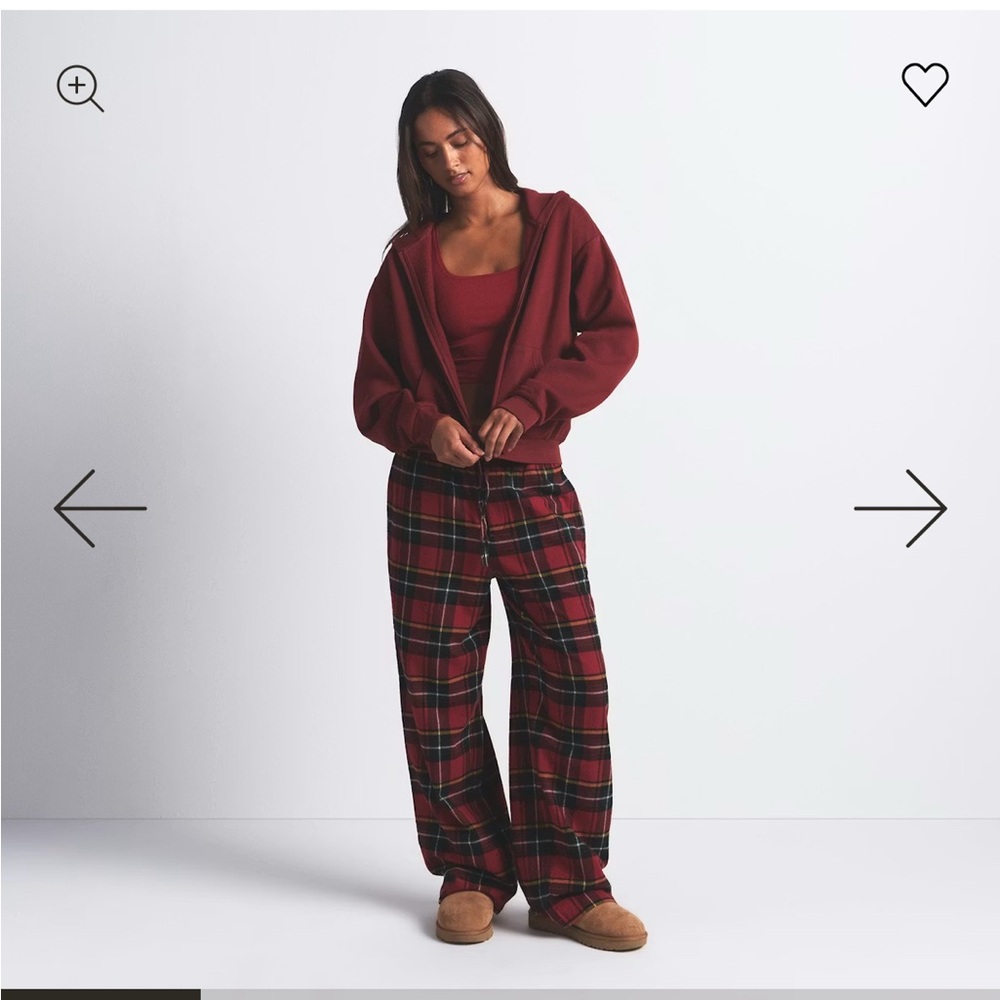 SKIMS Burgundy Hoodie